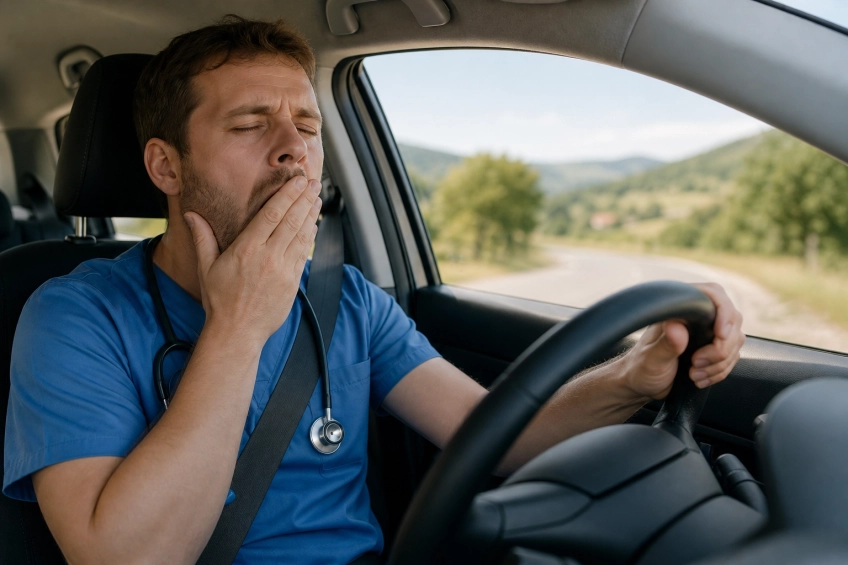 Illustration de l’article Somnolence au volant : risques, signes et prévention des praticiens